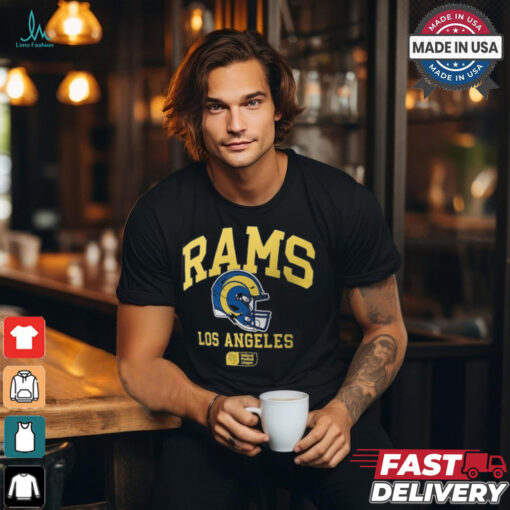 Los Angeles Rams Nike Anthracite Helmet Essential T Shirt