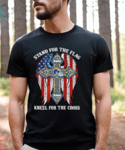 Los Angeles Rams Stand For The Flag Kneel For The Cross 2024 T shirt