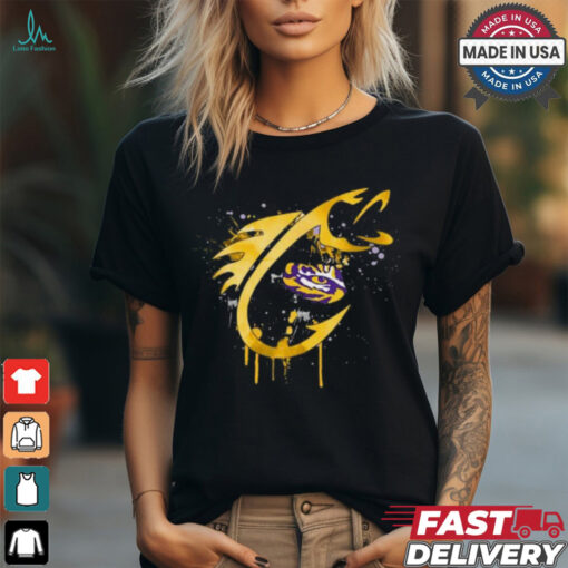 Lsu tigers fishing fish hook 2024 T shirt