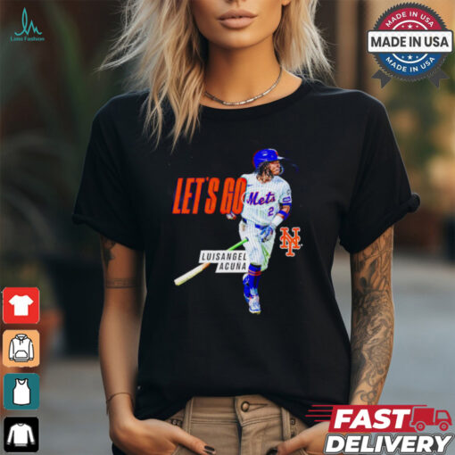 Luisangel Acuña New York Mets First Home Run let’s go MLB shirt