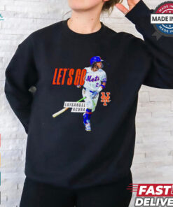 Luisangel Acuña New York Mets First Home Run let’s go MLB shirt