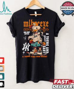 MLB A Young And Free Heart Hip Hop Style Duck T Shirt