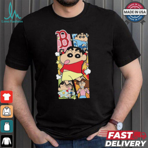 MLB Anime Shine Cute Boston T Shirt