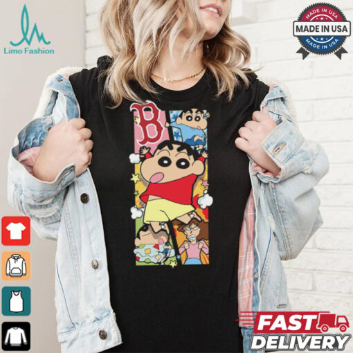MLB Anime Shine Cute Boston T Shirt