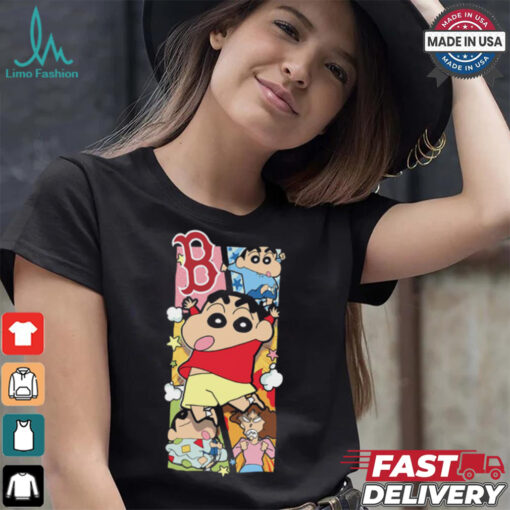 MLB Anime Shine Cute Boston T Shirt