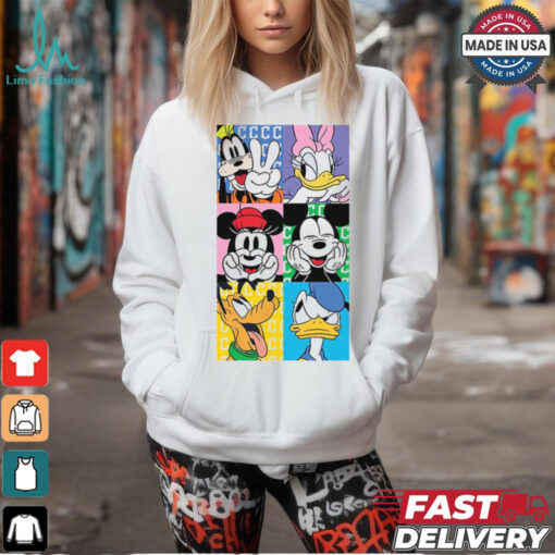 MLB Cleveland Guardians Mickey & Friends T Shirt