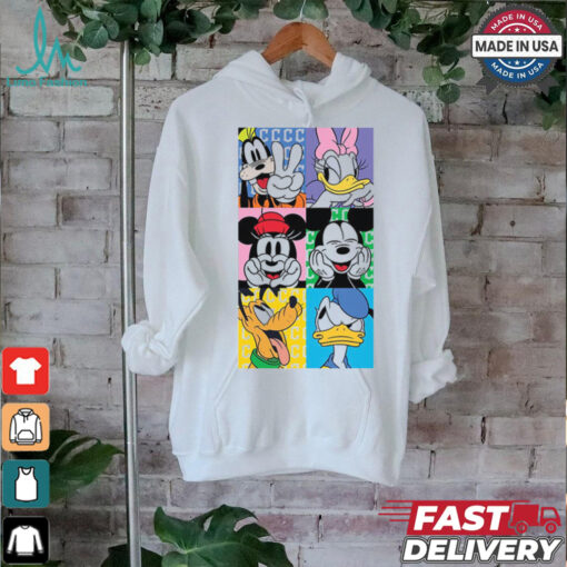 MLB Cleveland Guardians Mickey & Friends T Shirt