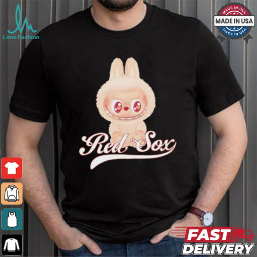MLB Labubu Creamy Red Sox T Shirt