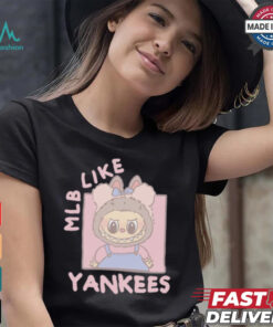 MLB Labubu Cute Like Yankees T Shirt