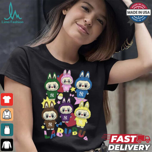 MLB Labubu Cute Team NY T Shirt