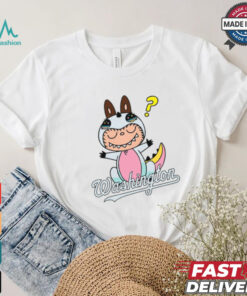 MLB Labubu Pearl Dino Washigton T Shirt