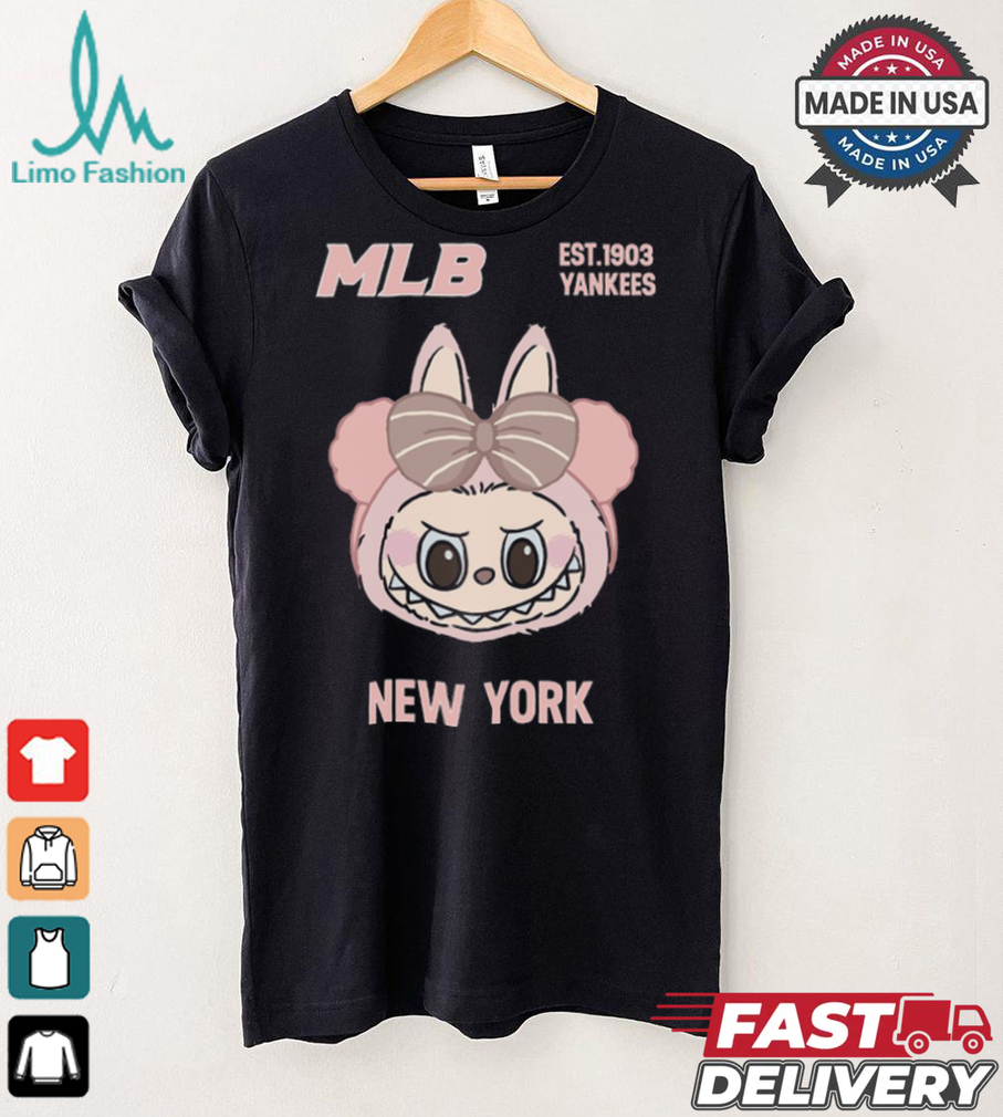 MLB Labubu Pinky New York T Shirt MLB Labubu Pinky New York T Shirt