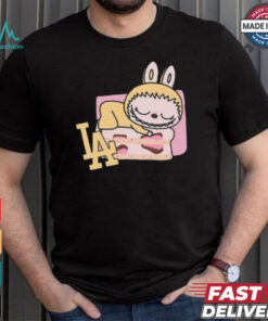 MLB Labubu Strawberry Pie LA T Shirt