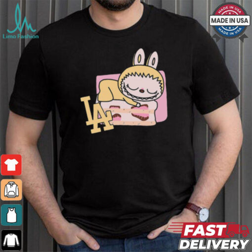 MLB Labubu Strawberry Pie LA T Shirt