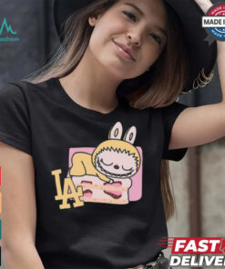 MLB Labubu Strawberry Pie LA T Shirt