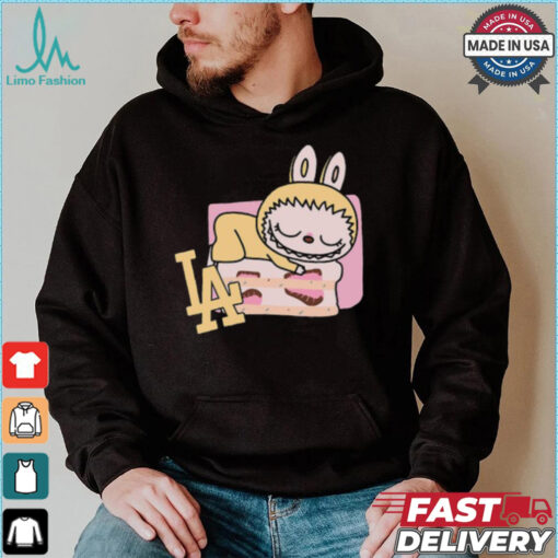 MLB Labubu Strawberry Pie LA T Shirt