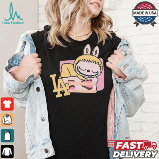 MLB Labubu Strawberry Pie LA T Shirt