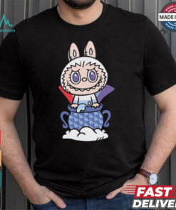MLB Labubu White Pot LA T Shirt