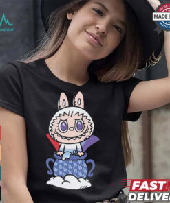 MLB Labubu White Pot LA T Shirt
