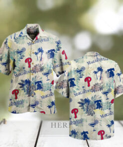 MLB Philadelphia Phillies 2024 Margaritaville Night Hawaiian Shirt