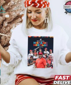 MLB Washington Nationals Celebrating Happy Hispanic Heritage Month Poster t shirt
