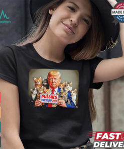 Maga pussies for Trump 2024 cat lovers shirt