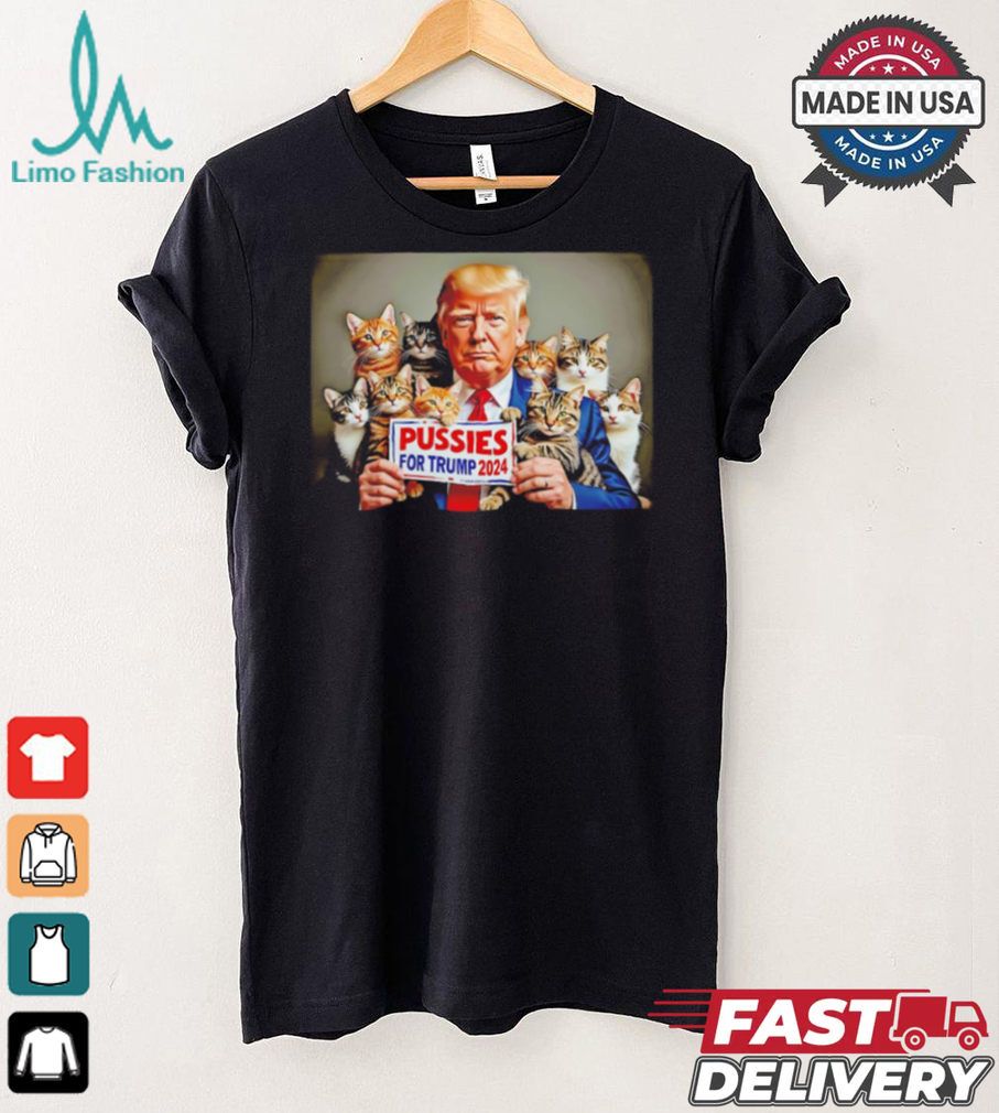 Maga pussies for Trump 2024 cat lovers shirt Maga pussies for Trump 2024 cat lovers shirt