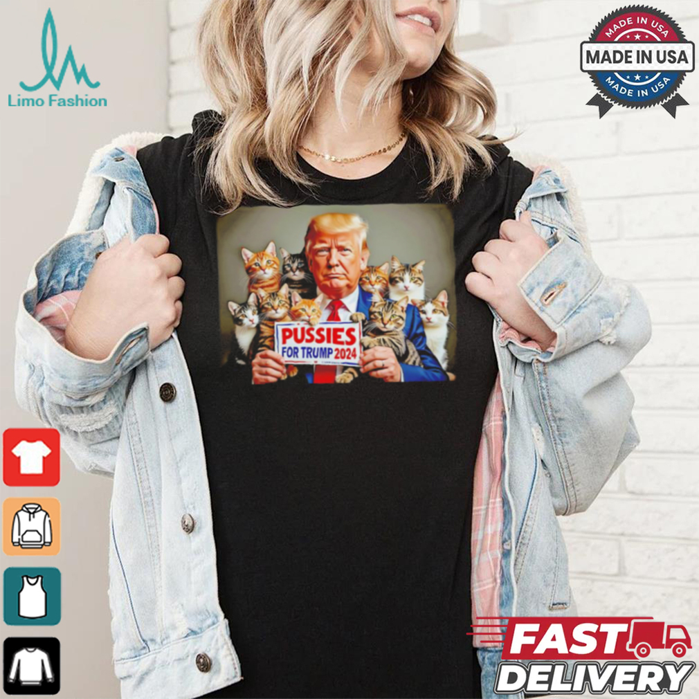 Maga pussies for Trump 2024 cat lovers shirt Maga pussies for Trump 2024 cat lovers shirt