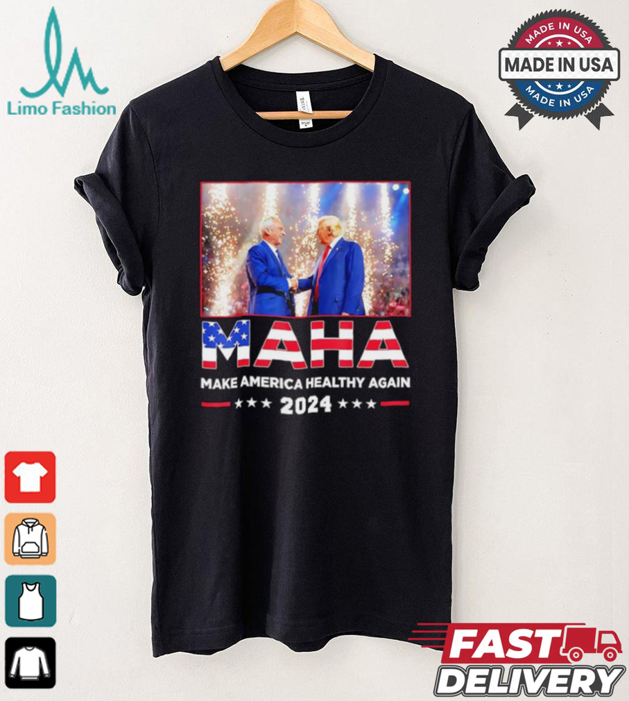 Maha make America healthy again 2024 Trump handshake Kennedy shirt Maha make America healthy again 2024 Trump handshake Kennedy shirt