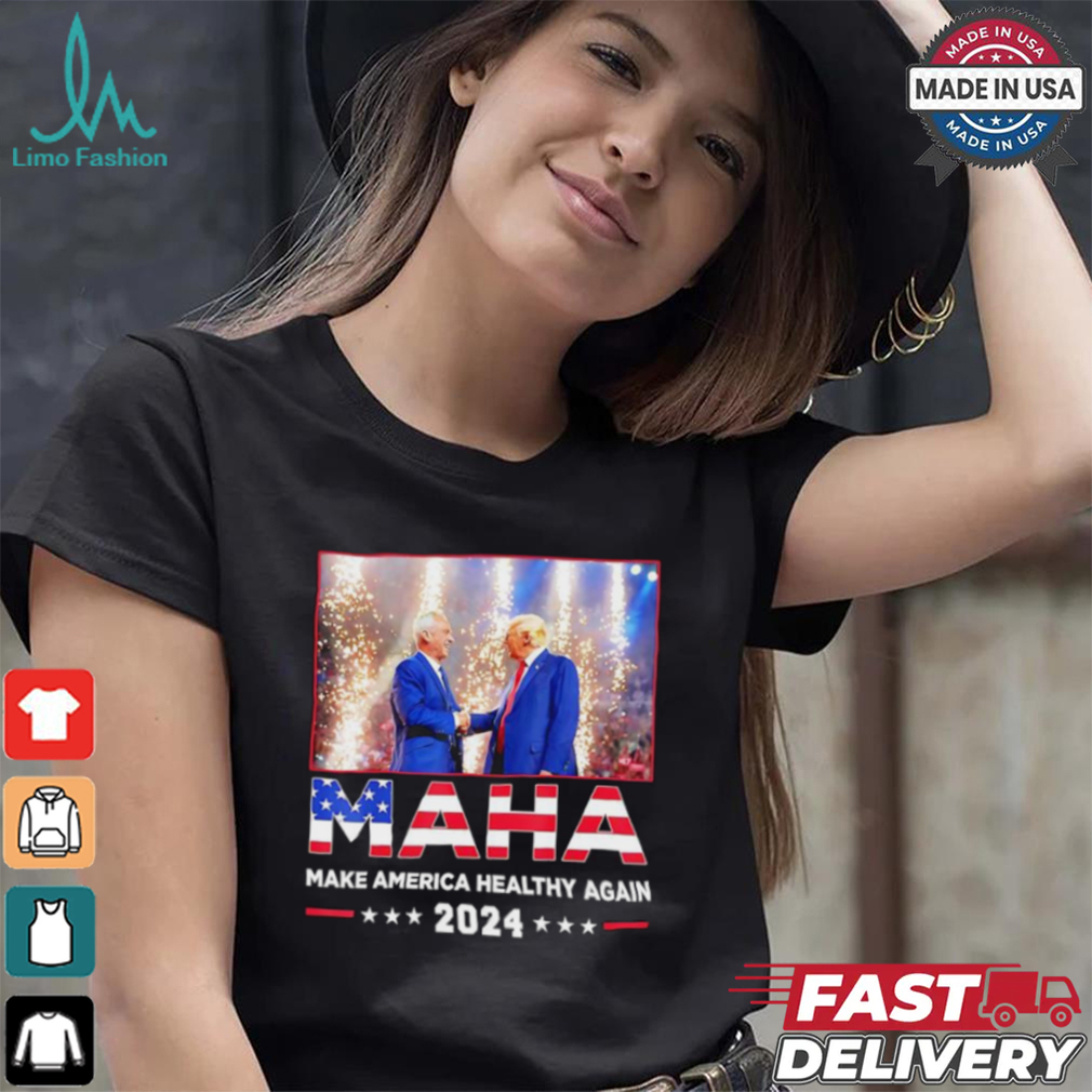 Maha make America healthy again 2024 Trump handshake Kennedy shirt Maha make America healthy again 2024 Trump handshake Kennedy shirt