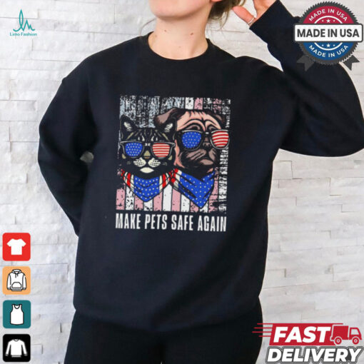 Make Pets Safe Again Trump Harris Debate Eating The Dogs Cat T Shirt