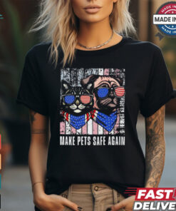 Make Pets Safe Again Trump Harris Debate Eating The Dogs Cat T Shirt