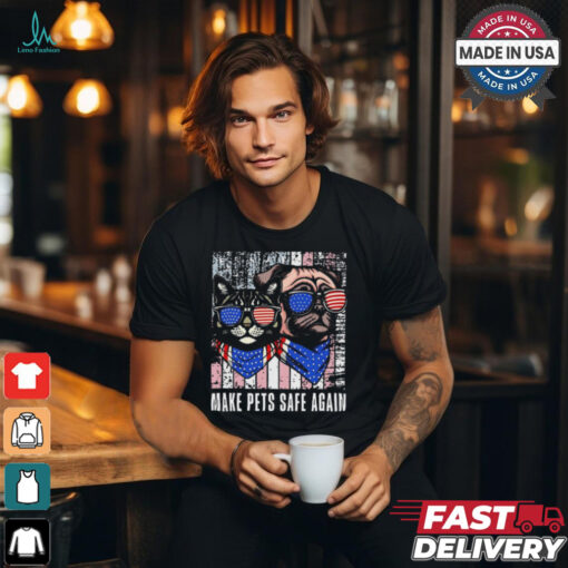 Make Pets Safe Again Trump Harris Debate Eating The Dogs Cat T Shirt