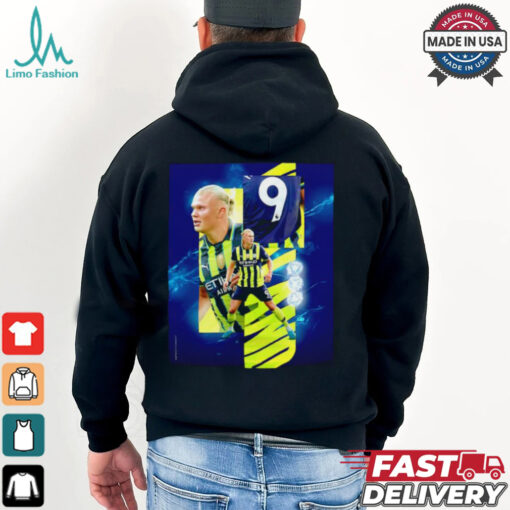 Manchester City Erling Haaland back to back hat tricks shirt