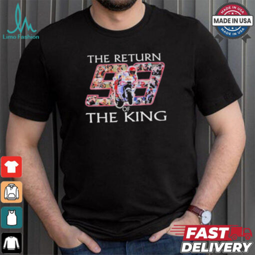 Marc Marquez Ducati Team The Return Of The King 2008 2024 T Shirt