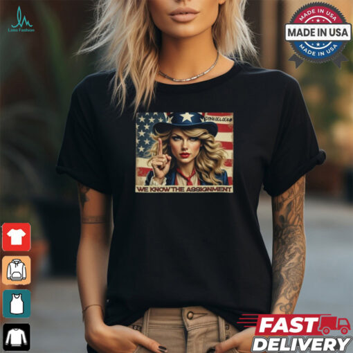 Marlene Robertson Swifties We Know The Assignment Retro Painting t shirt