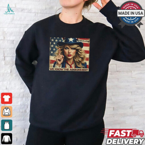 Marlene Robertson Swifties We Know The Assignment Retro Painting t shirt