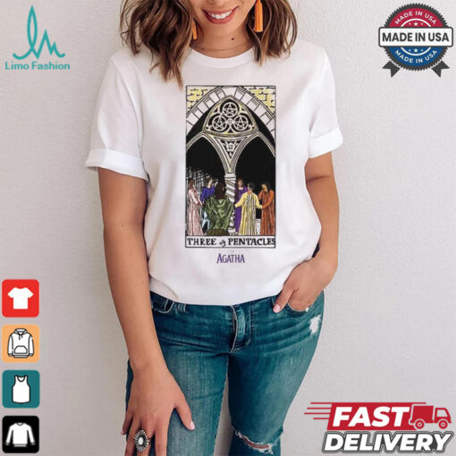 Marvel Agatha Three Of Pentacles Tarot Girls T Shirt