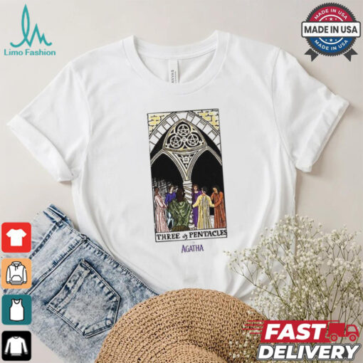 Marvel Agatha Three Of Pentacles Tarot Girls T Shirt