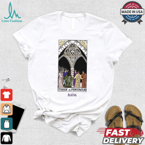 Marvel Agatha Three Of Pentacles Tarot Girls T Shirt