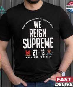 Maryland Terrapins vs Virginia Cavaliers football 2024 Final Score 27 13 Shirt, hoodie, sweater, long sleeve and tank top Maryland Terrapins vs Virginia Cavaliers football 2024 Final Score 27 13 Shirt