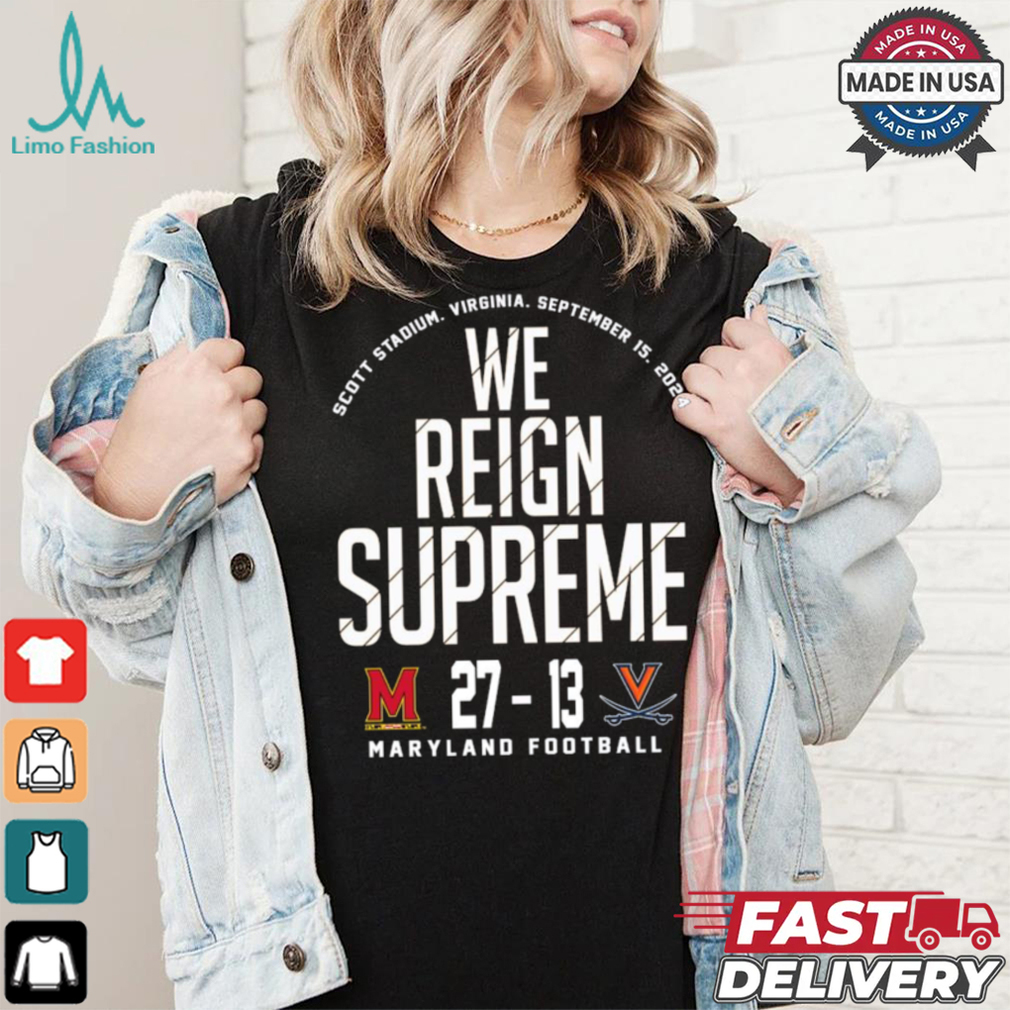Maryland Terrapins vs Virginia Cavaliers football 2024 Final Score 27 13 Shirt Maryland Terrapins vs Virginia Cavaliers football 2024 Final Score 27 13 Shirt