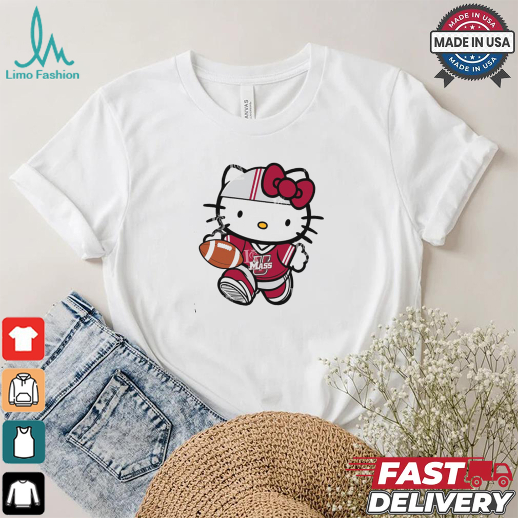 Massachusetts Minutemen Cute Hello Kitty Football shirt Massachusetts Minutemen Cute Hello Kitty Football shirt