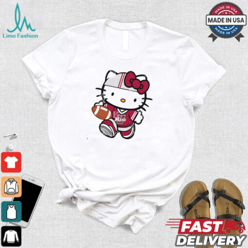 Massachusetts Minutemen Cute Hello Kitty Football shirt