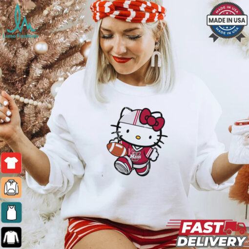 Massachusetts Minutemen Cute Hello Kitty Football shirt