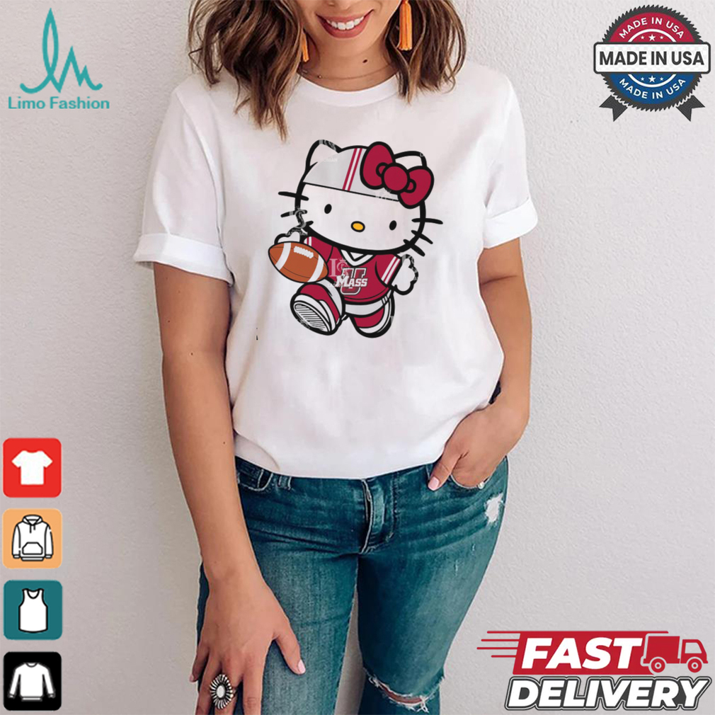 Massachusetts Minutemen Cute Hello Kitty Football shirt Massachusetts Minutemen Cute Hello Kitty Football shirt