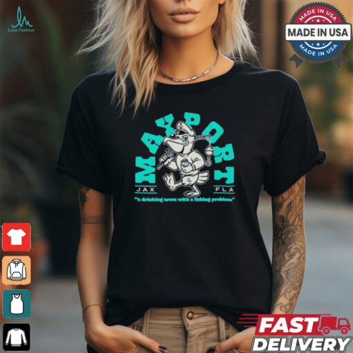 Mayport Pelican Pete a drinking town with a fishing problem shirt