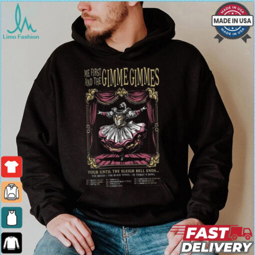 Me First & The Gimme Gimmes Until The Sleigh Bell Ends Tour 2024 Poster Shirt