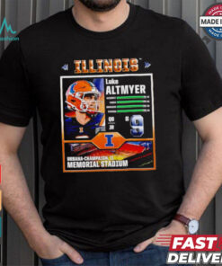 Memorial Stadium Illinois Fighting Illini Luke Altmeyer video game shirt