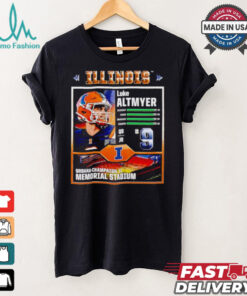Memorial Stadium Illinois Fighting Illini Luke Altmeyer video game shirt
